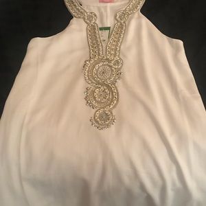 Lily Pulitzer white resort dress, new with tags